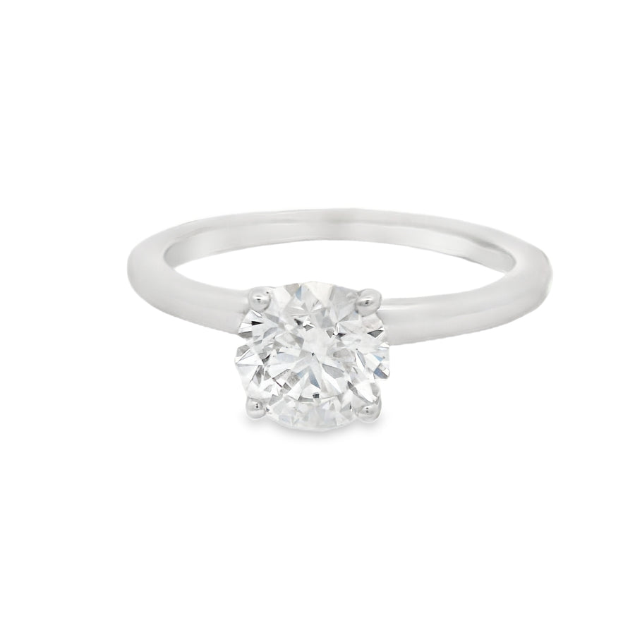 1CT Round Solitare Engagement Ring - Lab Grown