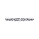 Gabriel & Co. “Devinne” 14K White Gold Single Prong Diamond Anniversary Band – AN15749W44JJ