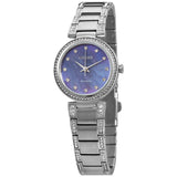 Citizen Eco-Drive Silhouette Crystal EM0840-59N – Stainless Steel Bracelet, Blue Mother-of-Pearl Dial Ladies’ Watch