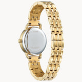 Citizen Eco-Drive Classic EM1052-51A – Gold-Tone Stainless Steel Bracelet, White Dial Ladies’ Watch