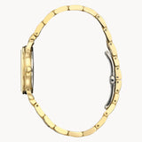 Citizen Eco-Drive Classic EM1052-51A – Gold-Tone Stainless Steel Bracelet, White Dial Ladies’ Watch