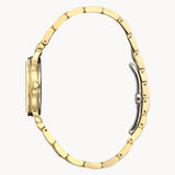 Citizen Eco-Drive Classic EM1052-51A – Gold-Tone Stainless Steel Bracelet, White Dial Ladies’ Watch