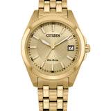 Citizen Eco-Drive Peyten EO1222-50P – Gold-Tone Stainless Steel Bracelet, Champagne Dial Ladies’ Watch