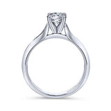 Gabriel & Co. Ellis ER11832R3W4JJJ – 14K White Gold Round Diamond Engagement Ring