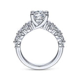 Gabriel & Co. ER14732R6W44JJ Artesia – 14K White Gold Round Diamond Engagement Ring