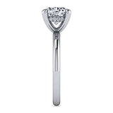 Gabriel & Co. Elia ER15739R8W44JJ – 14K White Gold Solitaire Round Diamond Engagement Ring