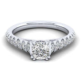 Gabriel & Co. ER8259C4W44JJ 14K White Gold Contemporary Straight Diamond Engagement Ring