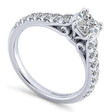 Gabriel & Co. ER8259C4W44JJ 14K White Gold Contemporary Straight Diamond Engagement Ring