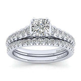 Gabriel & Co. ER8259C4W44JJ 14K White Gold Contemporary Straight Diamond Engagement Ring