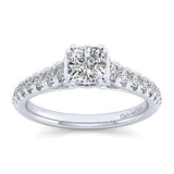 Gabriel & Co. ER8259C4W44JJ 14K White Gold Contemporary Straight Diamond Engagement Ring