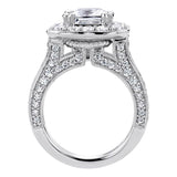Gabriel & Co. ER9251W44JJ 14K White Gold Contemporary Halo Diamond Engagement Ring