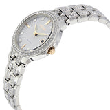 Citizen Eco-Drive Silhouette Crystal EW2340-58A – Stainless Steel Bracelet, Silver Dial with Crystal Accents Ladies’ Watch