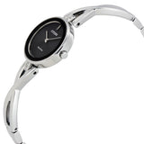Citizen Eco-Drive Silhouette EX1420-50E – Stainless Steel Bangle Bracelet, Black Dial Ladies’ Watch