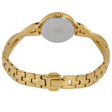 Citizen Eco-Drive Axiom EX1422-54E – Gold-Tone Stainless Steel Bangle Bracelet, Black Dial Ladies’ Watch