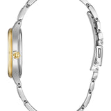 Citizen Eco-Drive Corso FE2104-50A – Two-Tone Stainless Steel Bracelet, Silver Dial with Diamond Accents Ladies’ Watch