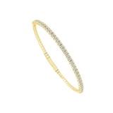 IDD 14K Yellow Gold Diamond Flexible Bangle Bracelet - FSBG5041S8Y