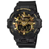 BOLD CAMO SERIES, CAMO AND GOLD ANALOG-DIGITAL GA-700 SERIES GA700CF-1A