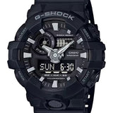 G-SHOCK GA700-1B Analog-Digital Watch – Tough Black Resin Design