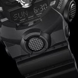 G-SHOCK GA700-1B Analog-Digital Watch – Tough Black Resin Design