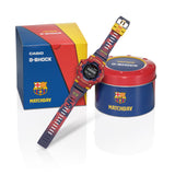 G-SHOCK GBD100BAR-4 – FC Barcelona Matchday Collaboration Bluetooth Fitness Watch, Red & Blue Garnet Design, 200m Water Resistant