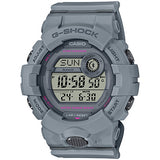 G-SHOCK GMDB800SU-8 – G-SQUAD Power Trainer Grey Resin Digital Watch, Bluetooth Step Tracker, 200m Water Resistant