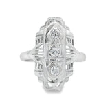 Vintage Three Stone Diamond Ring