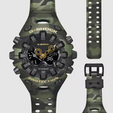 G-Shock BOLD CAMO SERIES, CAMO AND GOLD ANALOG-DIGITAL GA-V01 SERIES GAV01CMG-3A