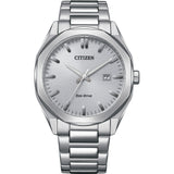 Citizen Eco-Drive BM7600-81A – Silver Bezel, Grey Dial, Stainless Steel Bracelet Men’s Watch