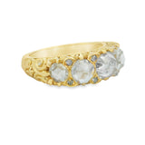 18KT Vintage Rose Cut Diamond Ring