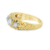 18KT Vintage Rose Cut Diamond Ring