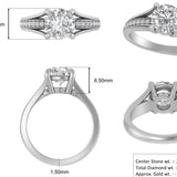 Chris K Custom Diamond Engagement Ring