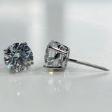 14k 2.00 Carat Total Weigh Lab Grown Diamond Stud Earrings