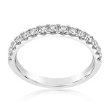 Pave Diamond Wedding Band