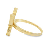 Sabrina Designs 14KY Gold 0.13ctw Diamond & Turquoise Butterfly Ring