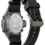 Citizen Promaster Aqualand JP2007-09W – Stainless Steel Case, Green Dial, Black Polyurethane Strap Diver’s Watch (200M WR)