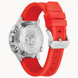 Citizen Promaster Sailhawk JR4061-00F – Black Dial, Orange Polyurethane Strap, Analog-Digital Eco-Drive Chronograph Watch
