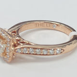 Rose Gold LEO Diamond Certified VS Diamond Engagement Ring