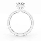 Mercury Ring LGD-JOR1894-GW3 – 14K White Gold 3.14ct Lab Grown Round Diamond Solitaire Ring with IGI Certification