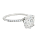 3CT Lab Grown Accented Diamond Engagement Ring
