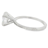 3CT Lab Grown Accented Diamond Engagement Ring