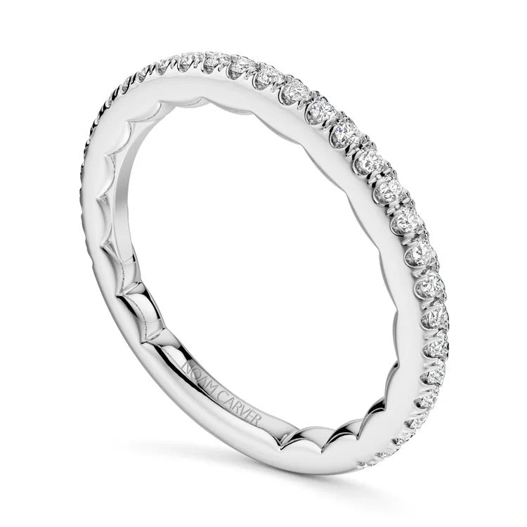 14KW Classic Luna Diamond Wedding Band 0.36ctw