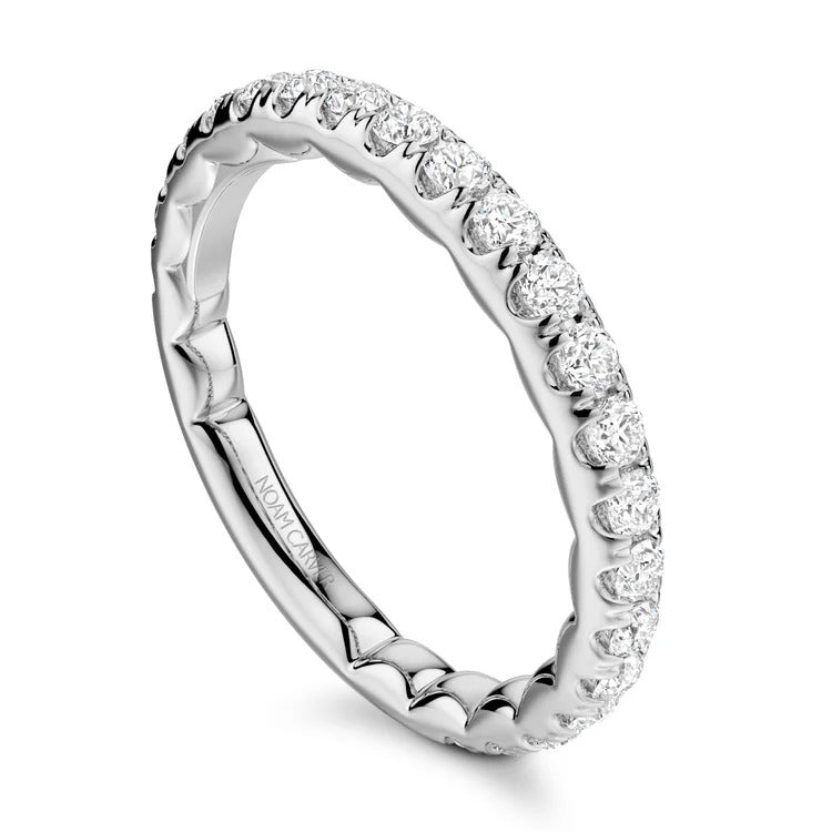 14KW Classic Luna Diamond Wedding Band 0.62ctw