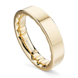 Noam Carver LUST009-01YA4 – Luna Collection Diamond Engagement Ring, 14K Yellow Gold