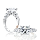 A.JAFFE Classic Five-Stone Diamond Engagement Ring