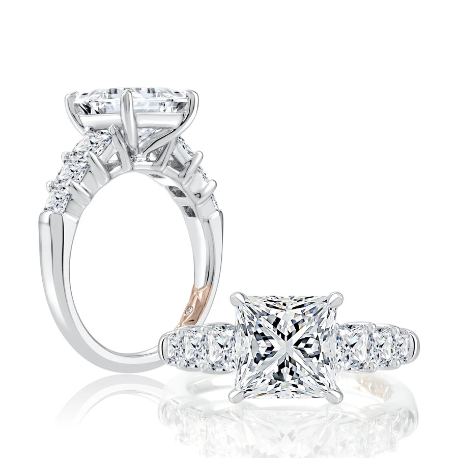 A.JAFFE Classic Five-Stone Diamond Engagement Ring