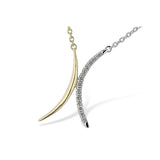 Allison Kaufman Co. – 14K White Gold Necklace with Diamonds (N8417)