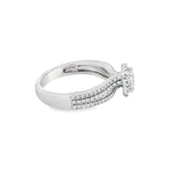 Cushion Cut Halo VS/F GIA Diamond Ring