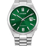 Citizen Tsuyosa NJ0150-56X – Automatic Stainless Steel Bracelet, Sunray Green Dial Men’s Watch
