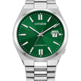 Citizen Tsuyosa NJ0150-56X – Automatic Stainless Steel Bracelet, Sunray Green Dial Men’s Watch