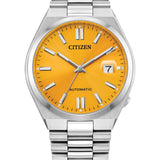 Citizen Tsuyosa NJ0150-56Z – Automatic Stainless Steel Bracelet, Yellow Sunray Dial Men’s Watch